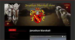 Desktop Screenshot of jonathanmarshallshows.com